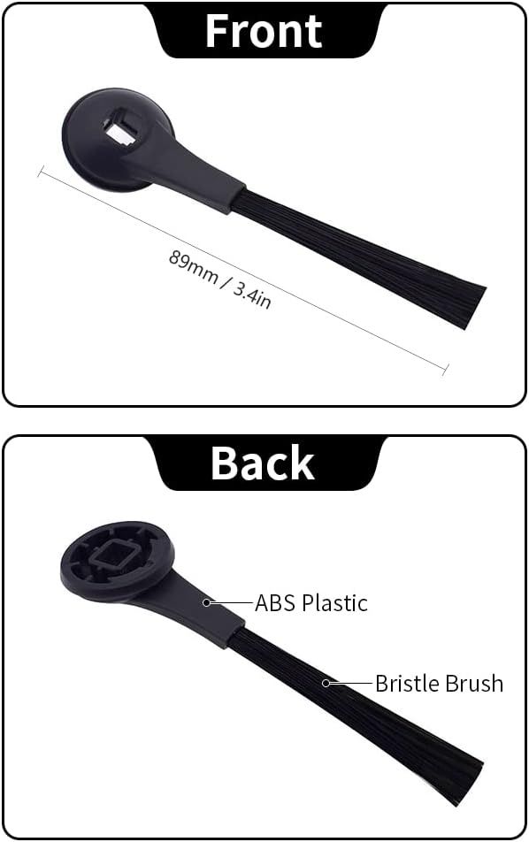 Replacement Compatible with Shark IQ Series R101AE RV1001AE RV101 RV1001 RV912S, Robot Vacuum with 1 Main Brush 2 HEPA ilter 4 Side Brush