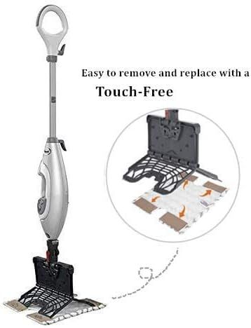 Steam Mop Pad or Shark Genius Lit-Away Pro S5003D S5002Q S5003A S6001W S6001WM S6002 S6002C S6003D S6003 S3973 S3973D S3973WM Washable Steam Mop Replacement Mop Cloth, 4 Pack