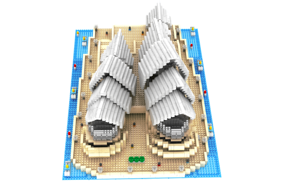 4131 Pcs Sydney Opera House Building Blocks Toys DIY Assemble Toys kits Model Kits