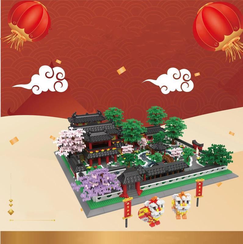 Suzhou Garden Building Blocks Set Architectural Masterpiece Perfect for Home or Office Display 7200PCS
