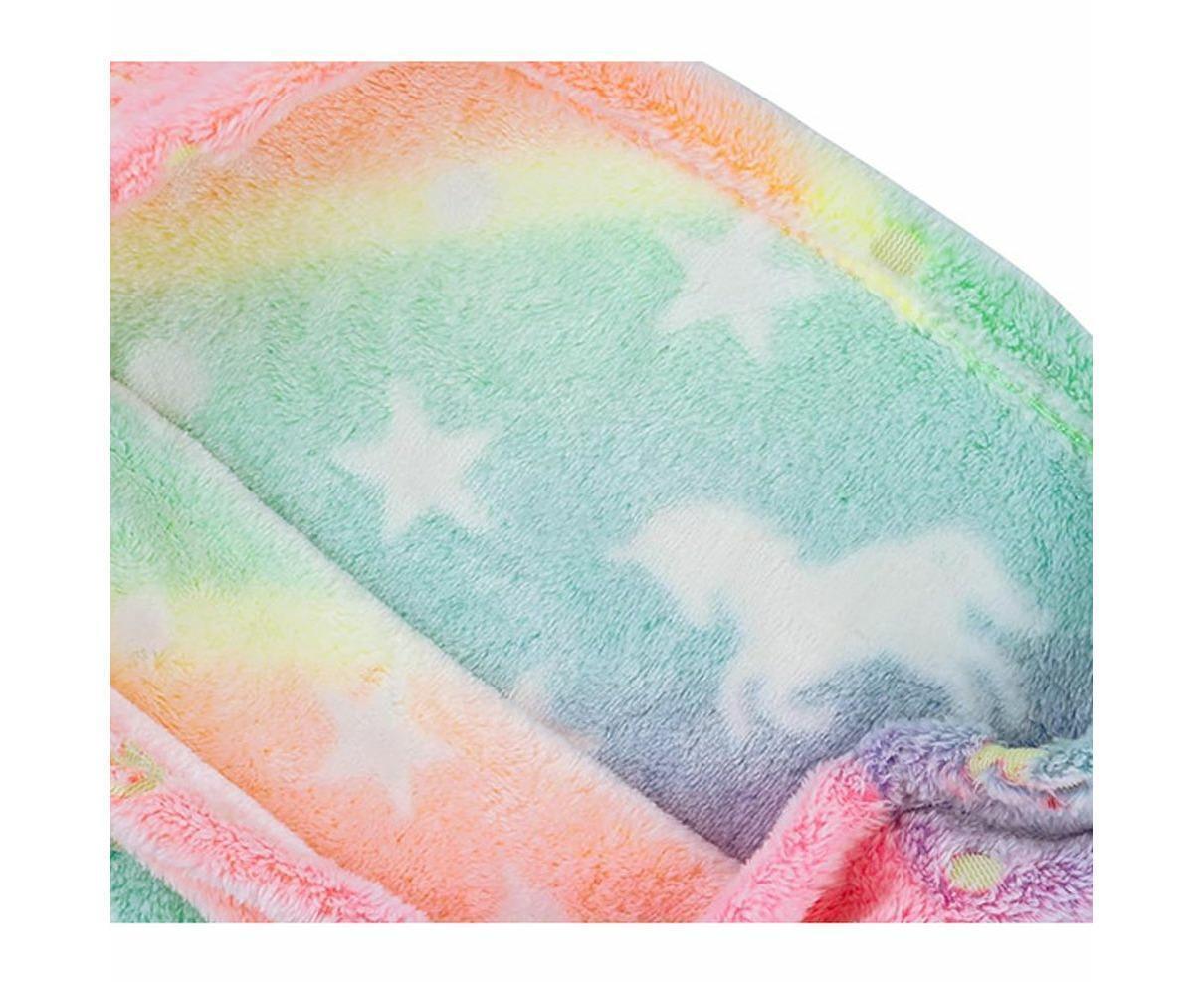 Mermaid Blanket Glow in The Dark Sleeping Bag Babies Birthday Gift Daughte-Pink Purple