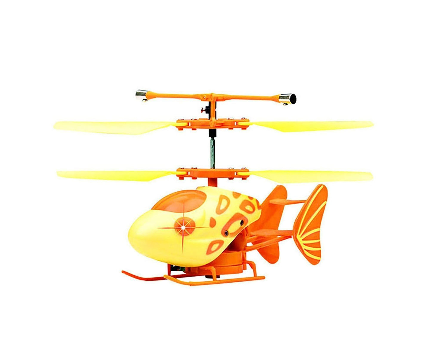 2.4GHz 2CH Mini RC Infrared Induction Helicopter Light Gyro Drone Model Boy and Girls Toy Yellow