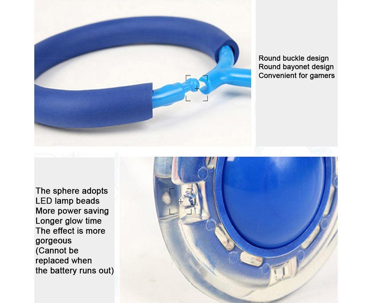 Boy and Girl Jumping Ball, Fitness Jumping Sports Swing Ball, Boy and Girl Fitness Fat Burning Skipping-Blue