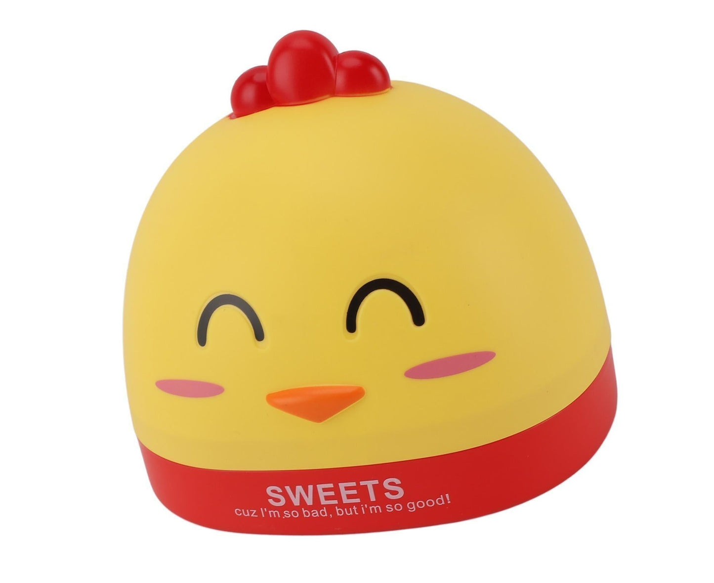 Tissue Dispenser Box Plastic Cartoon Shaped Tissue Container for Countertop Yellow