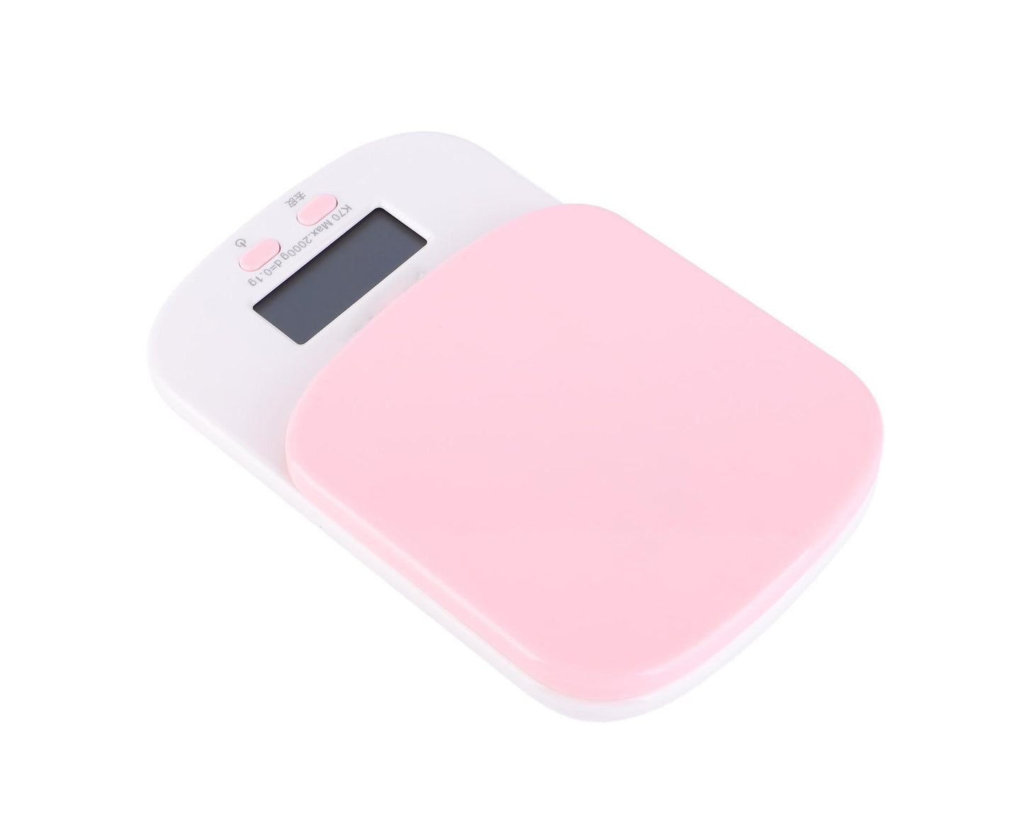 DIY Kitchen Electronic Scale 0.1g HighAccuracy Portable Mini Scale for Kitchen Home(Pink )