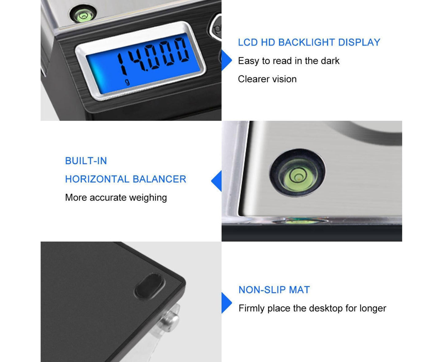 High Precision Mini Digital Pocket Scale Electronic Balance Weight for Laboratory Diamond Jewelery Scale(30/0.001g )