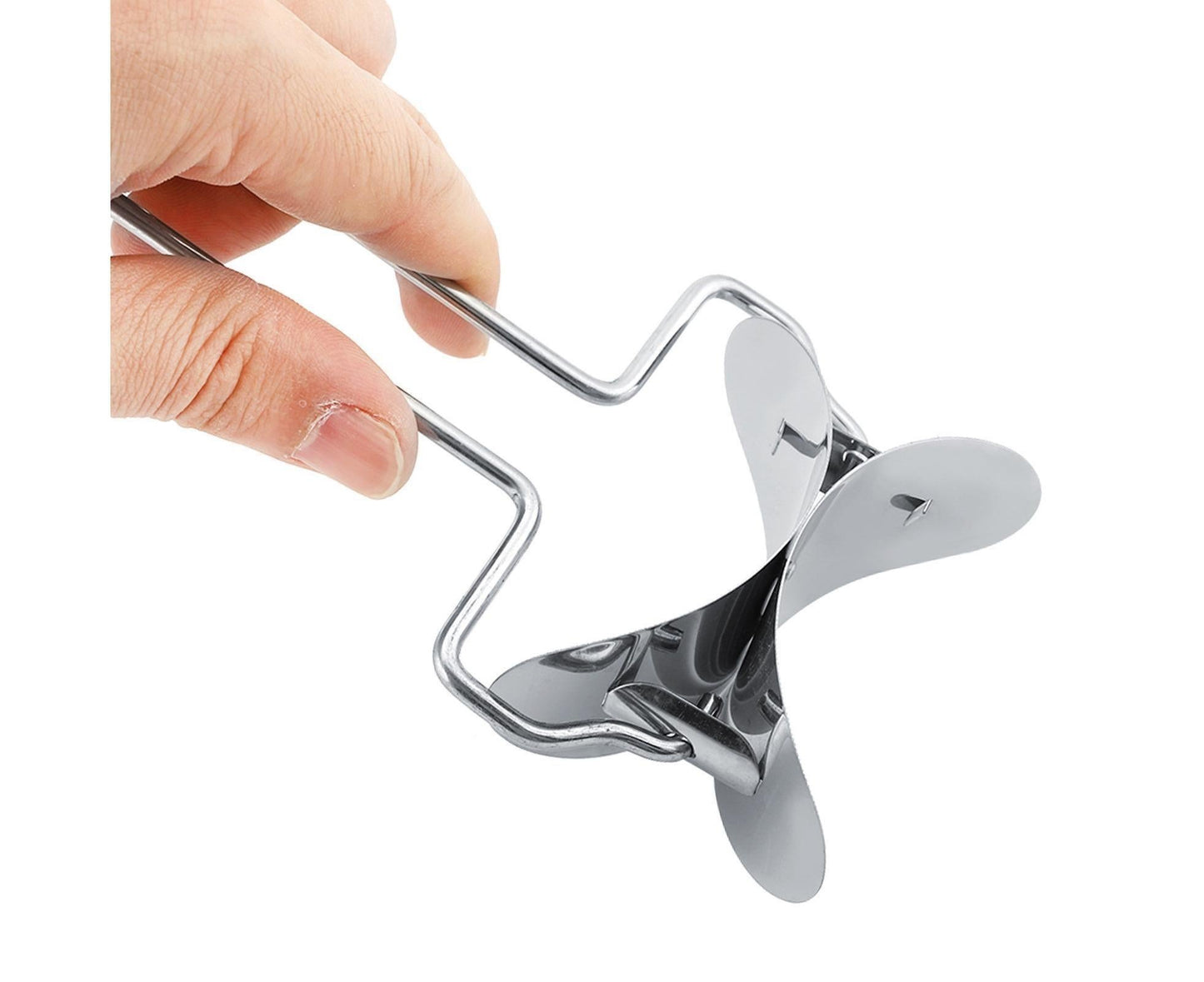 Stainless Steel Dumpling Wrapper Dough Cutter Circle Roller Mold Making Tool