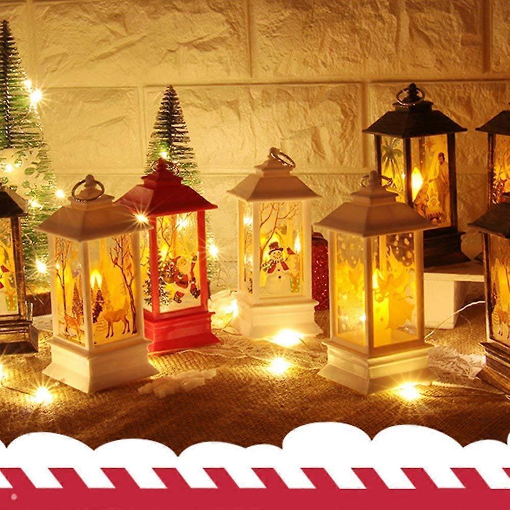 Christmas Candle piece with LED candle decoration small red