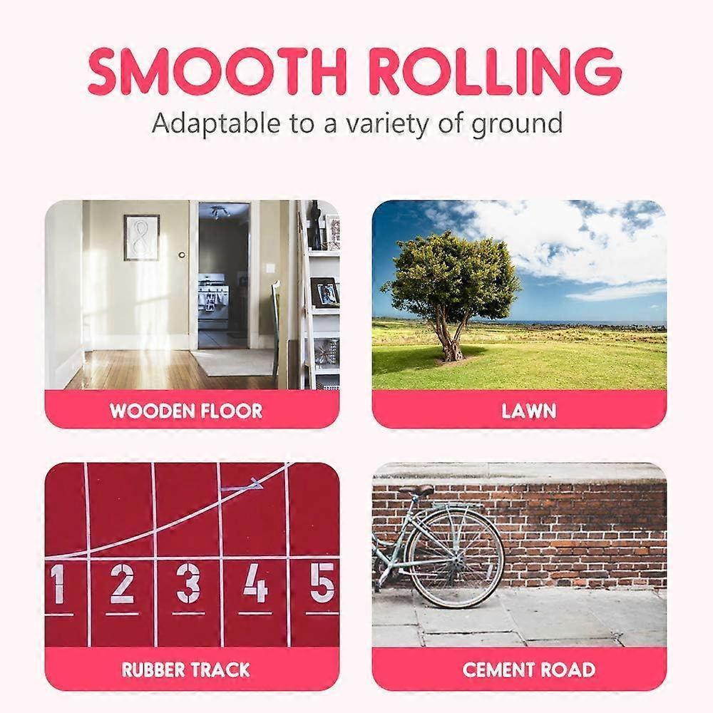 Babies Foldable Ankle Skip Ball Flash Jump Colorful Sports Swing Ball Fitness Jump Rope Fat Burning Game Pink