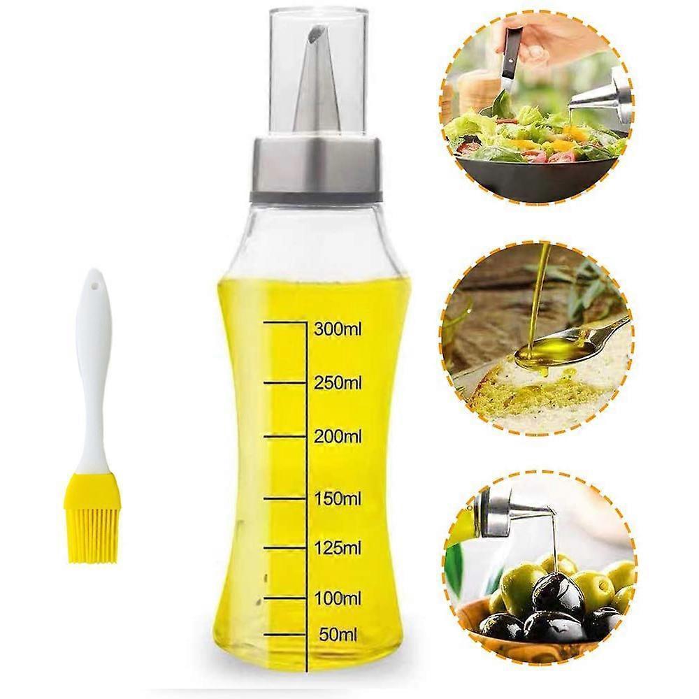 Bottle Of Oil Tortoiseshell Drinker + Silicone Brush