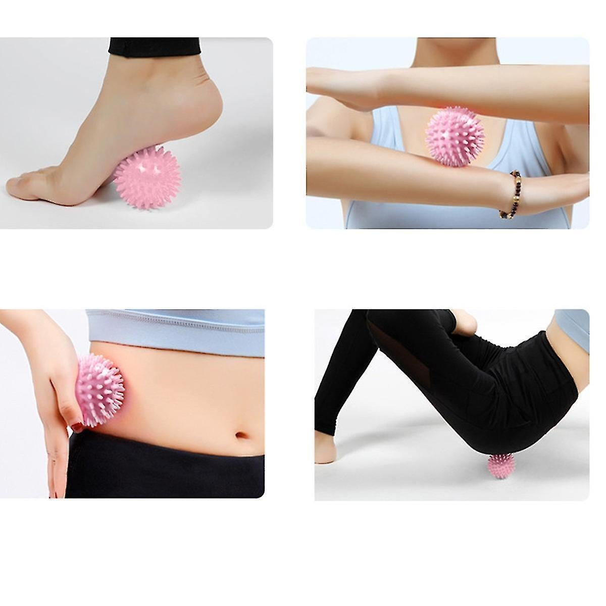 Massage Balls For Self Massage Harder Ball Bumpy Massager Balls Yoga Ball Fitness Ball - Random Color