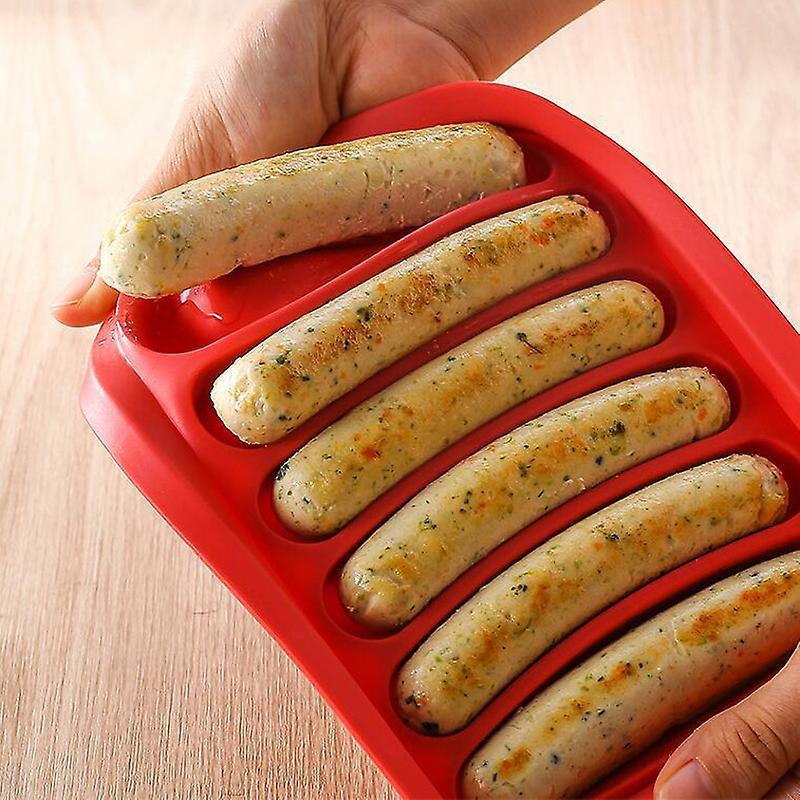 Silicone Sausage Maker Mold Diy Silicone Handmade Hamburger Hot Dog Mold Reusable Kitchen Accessories Gadget For Cake Baking Pie