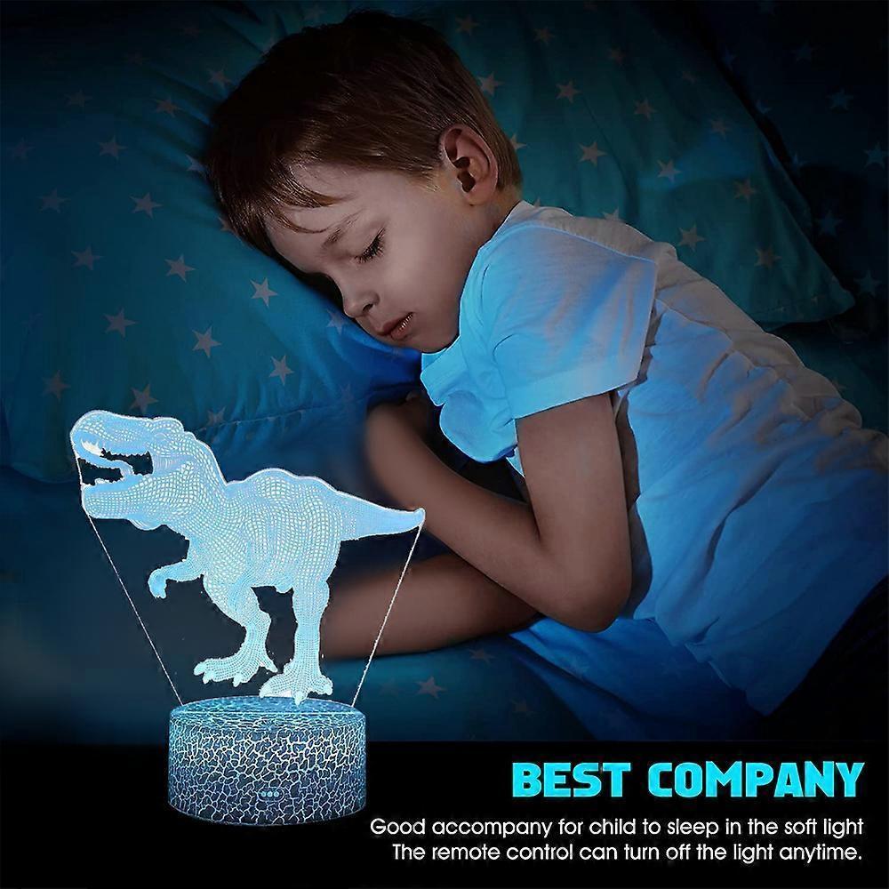 Dinosaur series colorful 3D night light creative gift table lamp