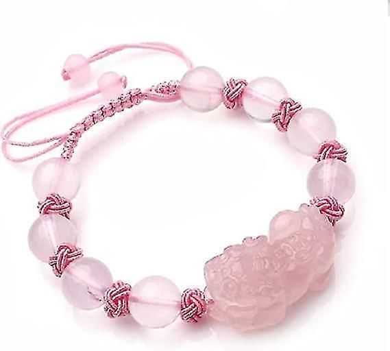 Pink Women's Bracelet Natural Pink Crystal Bracelet