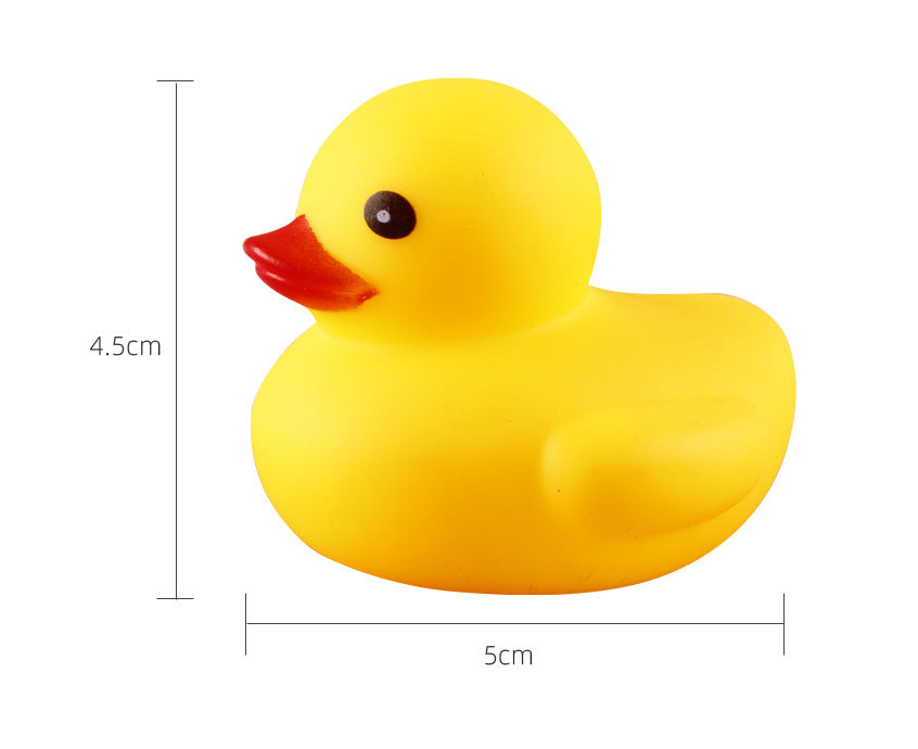 Yellow Rubber Bath Ducks Babies Bath Toy 20 Pack