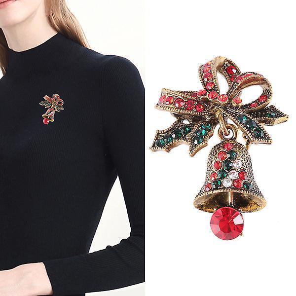 Ladies Jewelry Christmas Jewelry Christmas Gift Christmas Ornament Christmas Brooch Pin Christmas Breastpin