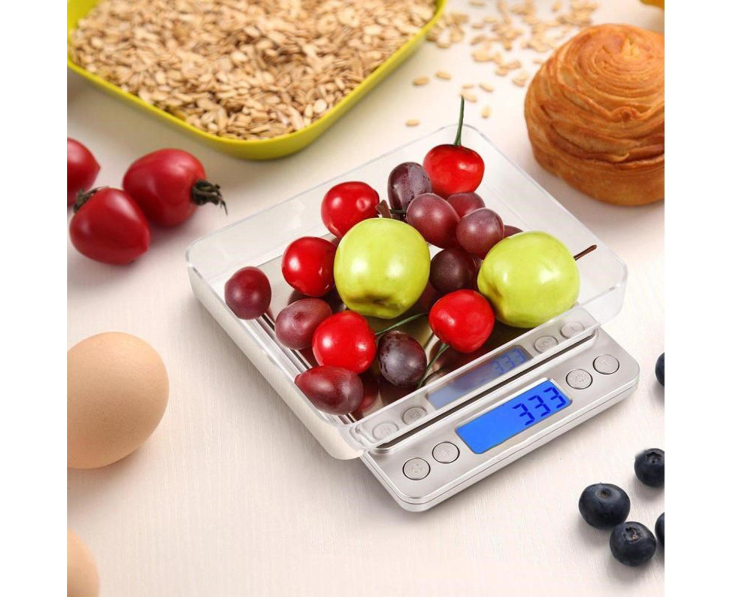 2kg/0.1g Accurate Electrical Kitchen Scale,Coffee Scale Food Weight Postal Scales Multifunction Scale Measures in Grams and oz for Cooking