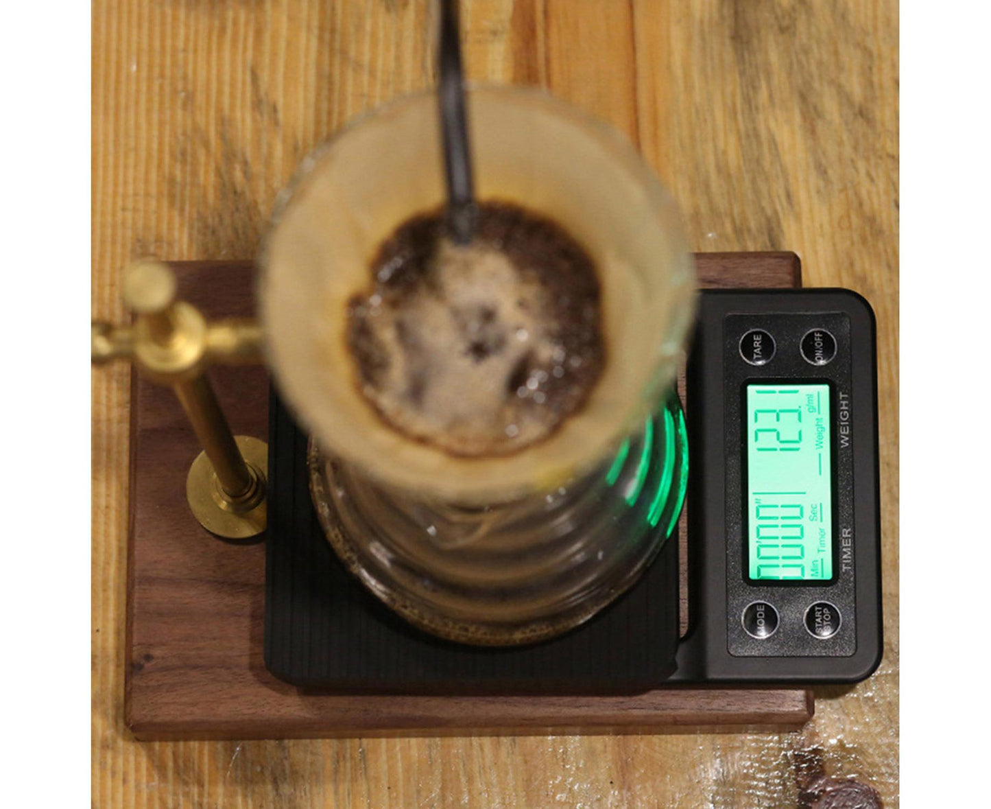 Accurate Electric Kitchen Scale,Coffee Scale with Timer High-precision Kitchen Scale Mini Electronic Platform Scale Food Weighing Scale