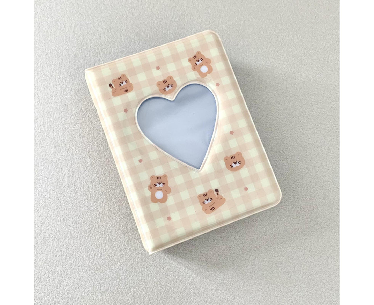 3 Inch 40 Pockets Card Book Waterproof Mini Cartoon Animal Photo Album Storage Pouch Dormitory Supplies