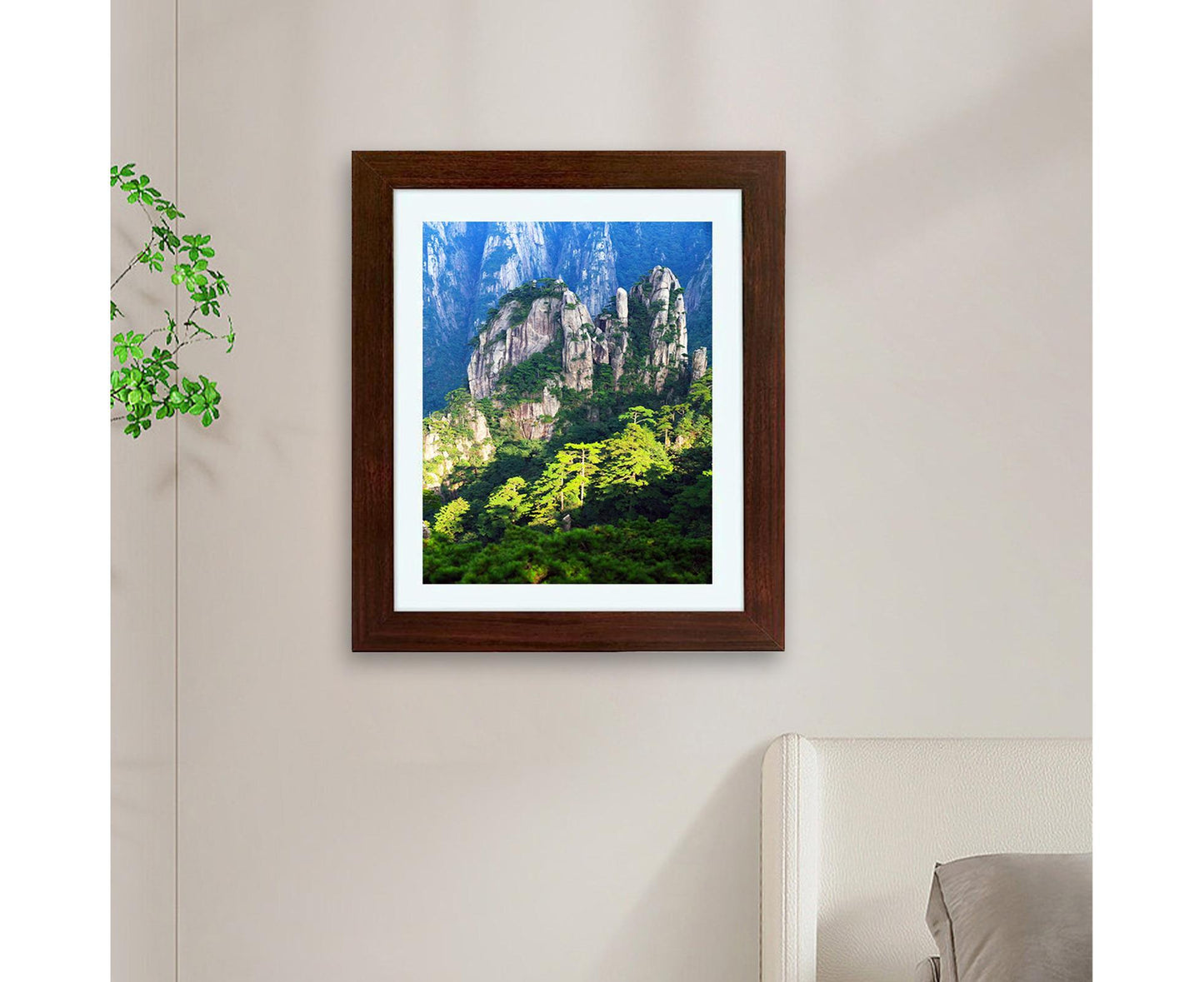 babies Art Frame Front Opening Changeable Wood grip Seal Picture Photo Display Storage Frame Home Suppliesrown