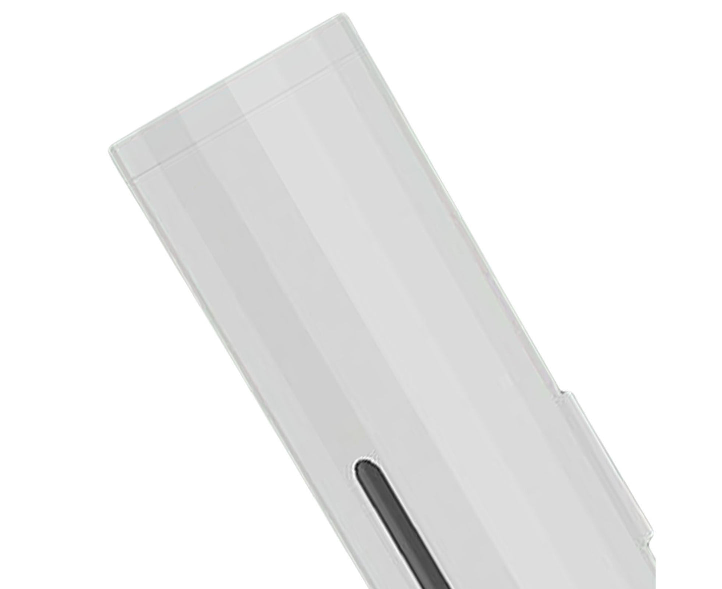 Soap Dispenser Wall Mounted Punch-free Visible Window Press Type Large Capacity Shampoo Conditioner Shower Gel Container for Bathroom-White