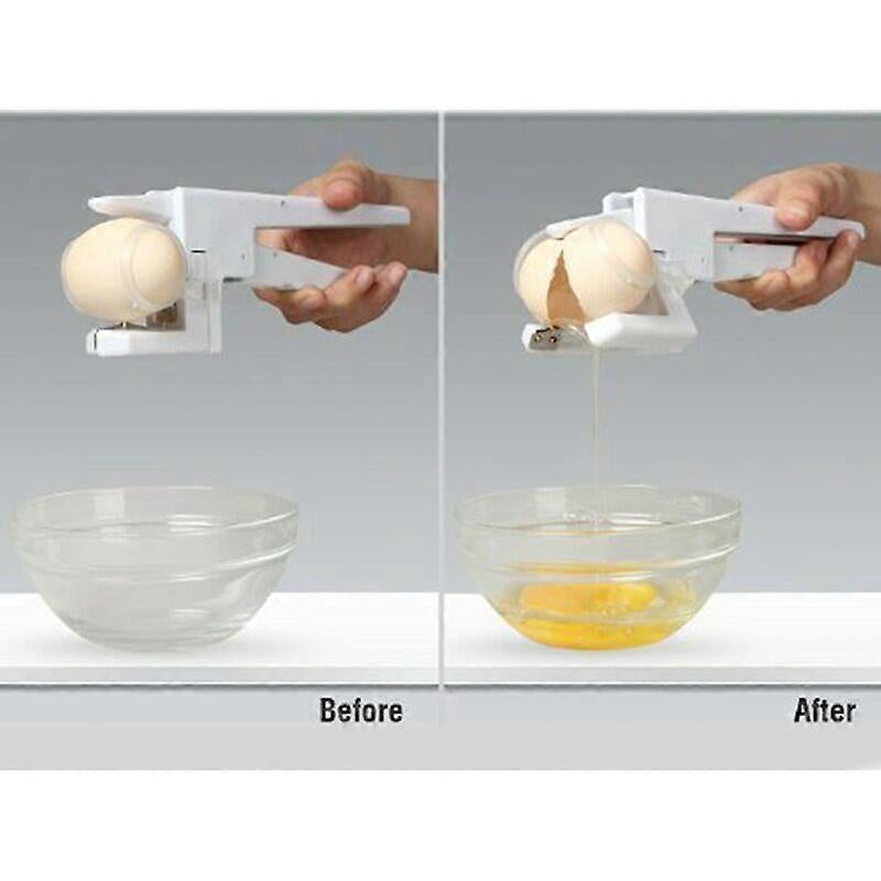 Eggs Splinterless Egg Cracker Kitchen Gift Gadget Egg Yolk White Protein Separator Kitchen Tool