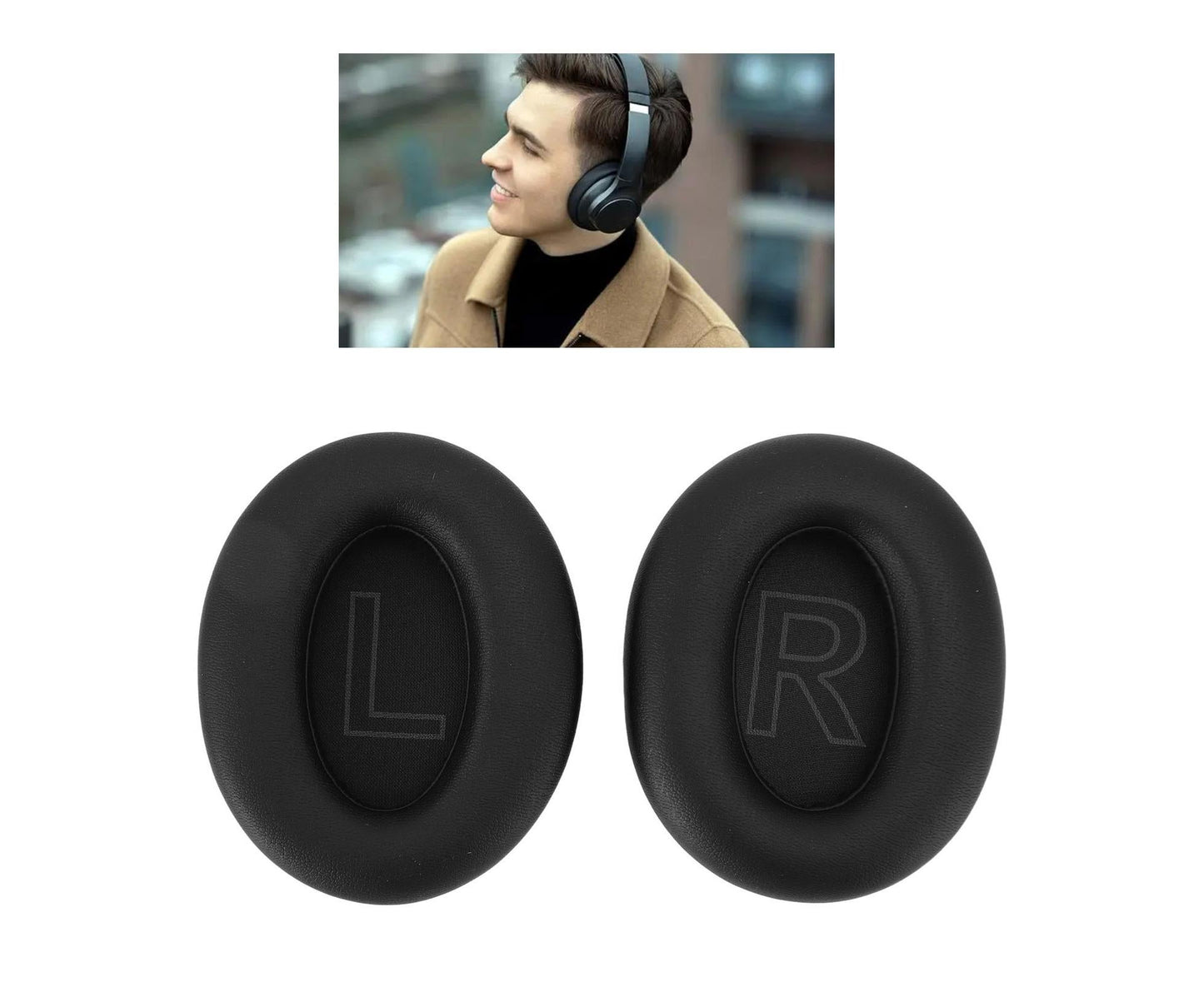Replacement Ear Pads Soft Comfortable Cushions for Anker Soundcore Life Q20 BT Q20+ Headphones