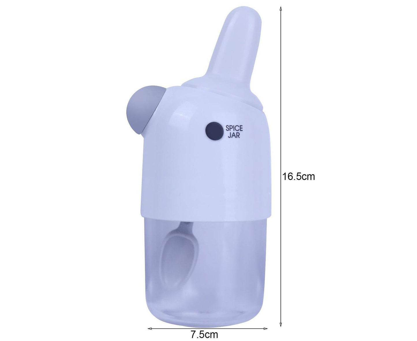Spice Jar Moisture-proof Salt Shaker-White