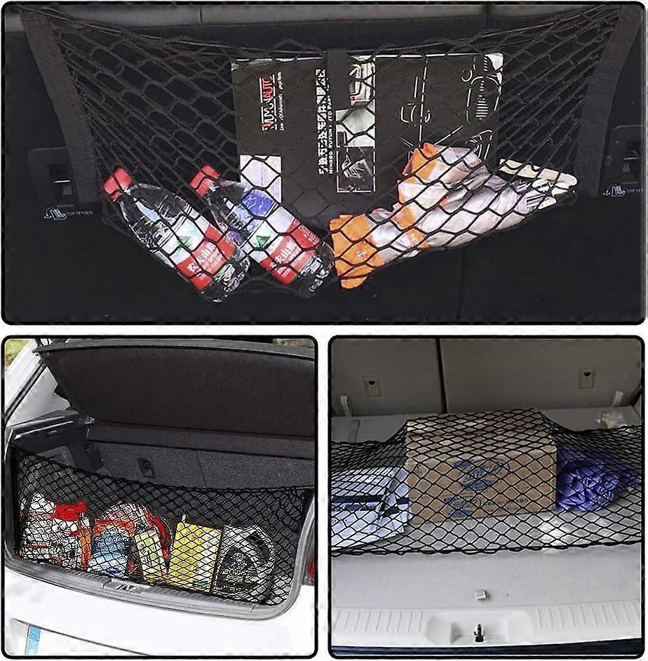 Universal Car Storage Net, Luggage Storage Net, Car Trunk Net, Car Accessories Net, babies Luggage Net, For SUV Truck Black