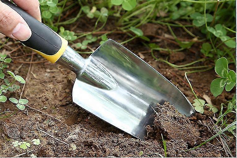 Garden Trowel Hand Shovel, Cast Aluminum Heavy Duty Gardening Tool Potting Tools, Garden Hand Tools For Weeding, Digging, Planting