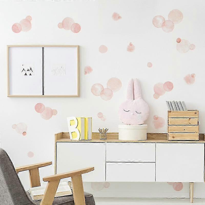 A Set Of Cute Pink Dots Wall Stickers Wall Sticker Wall Decoration