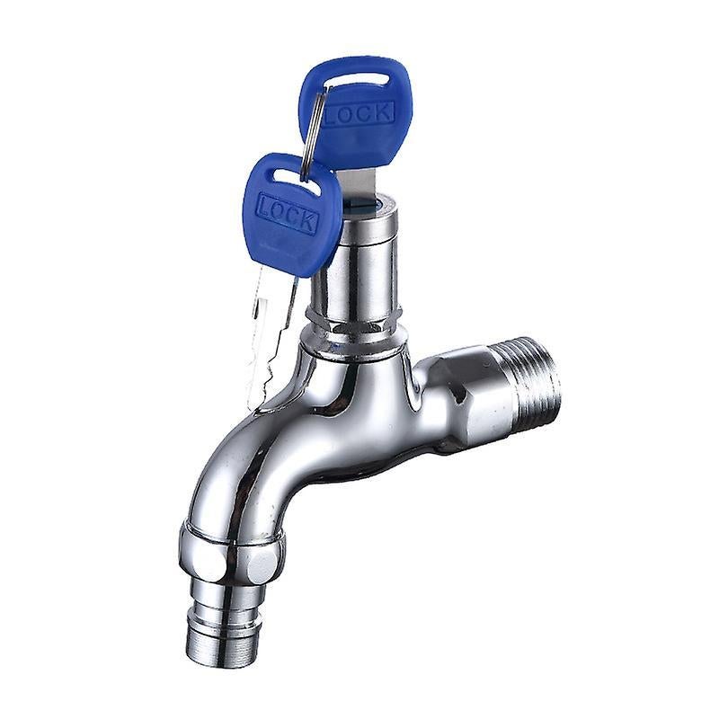 faucet anti-theft outdoor faucet, anti-theft brass faucet, lockable outdoor faucet, washing machine for garden, bathroom or rental house