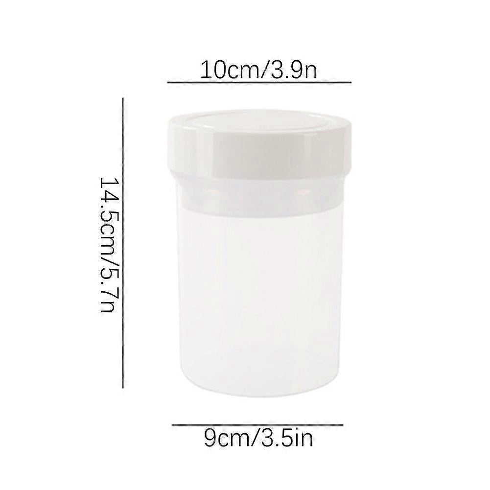 750ml Plastic Salad Jar with Built-in Dressing Cup Leakproof Lunch Box