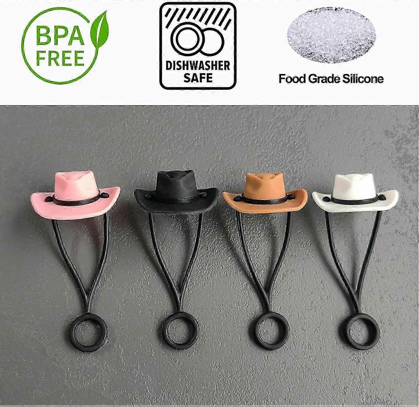 4 Pcs Straw Covers for Stanley Cup 20-40 oz, 0.4 inches Silicone Straw Cover Caps, Stanley Cups Accessories, Dust-proof and leak-proof,Simple Modern,R