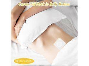 50pcs Castor Oil Patches Disposable Belly Button Castor Oil Packs Self Adhesive