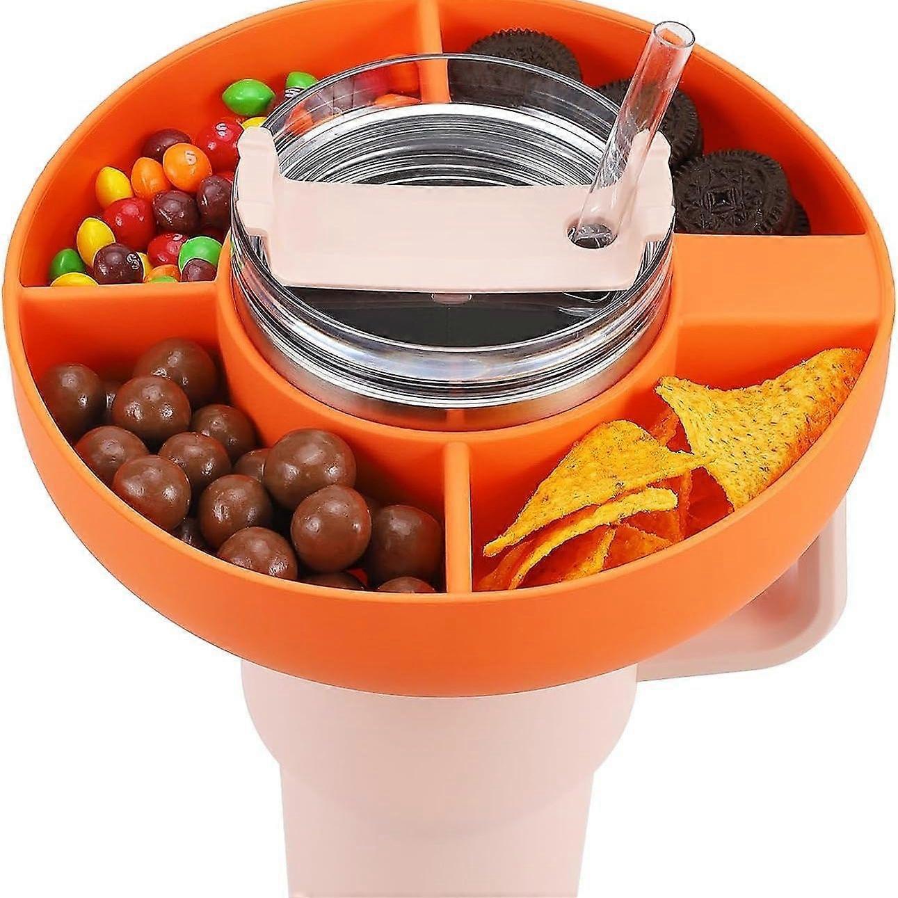 Reusable Silicone Snack Platter for Stanley Cup 40oz