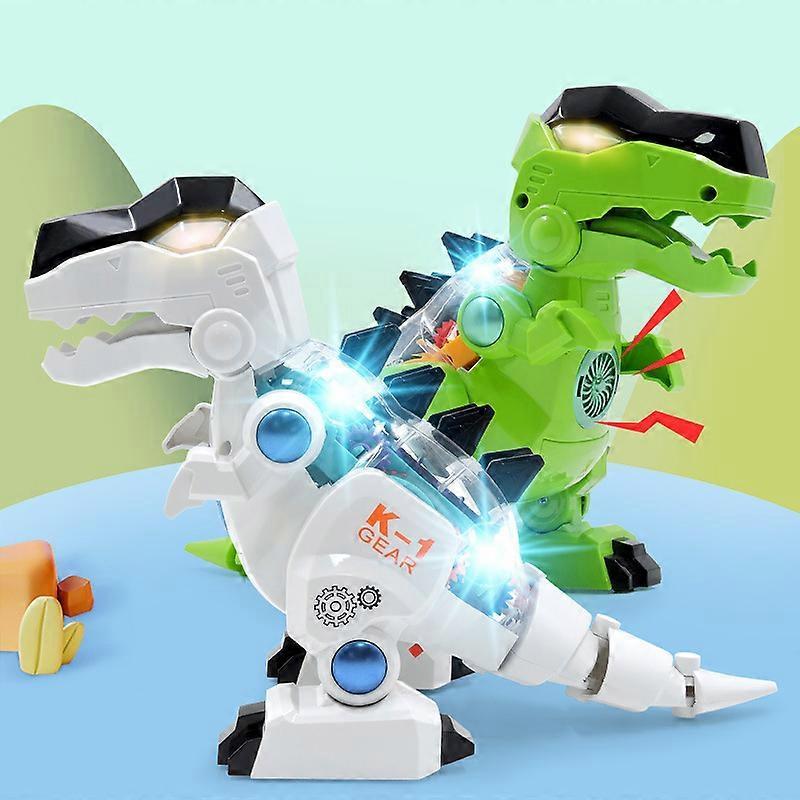 boy and girls Educational Electric Dinosaur Light Concert Walking Dinosaur Boy Dinosaur Toy Gift