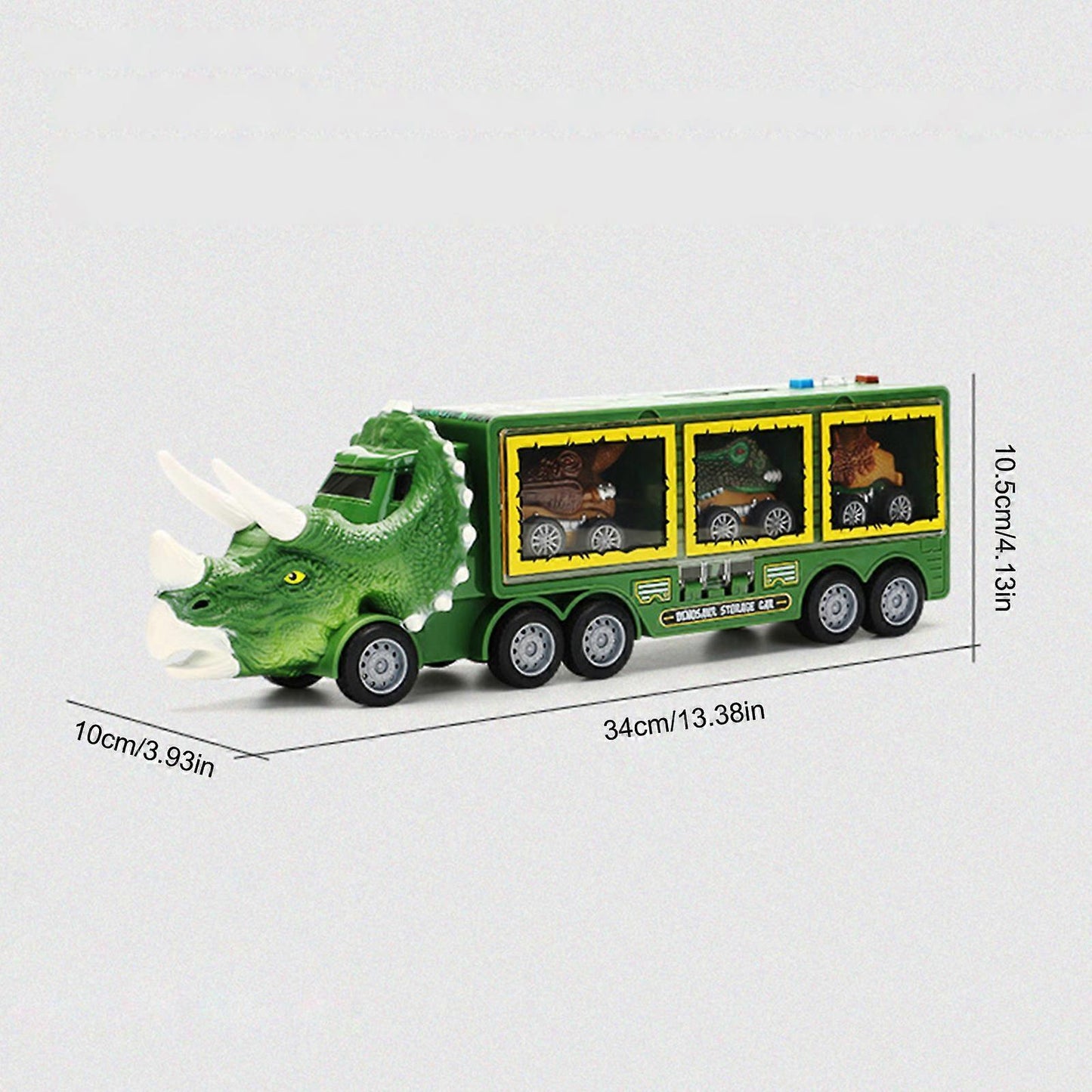 Dinosaur Truck Carrier Dinosaur Toy for Boys, Dinosaur Playset for Boys Age 3 & Up with More Dinosaur Figures