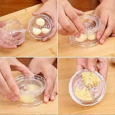 Garlic Twister 4th Gen - Handheld Mincer for Herbs, Nuts & More