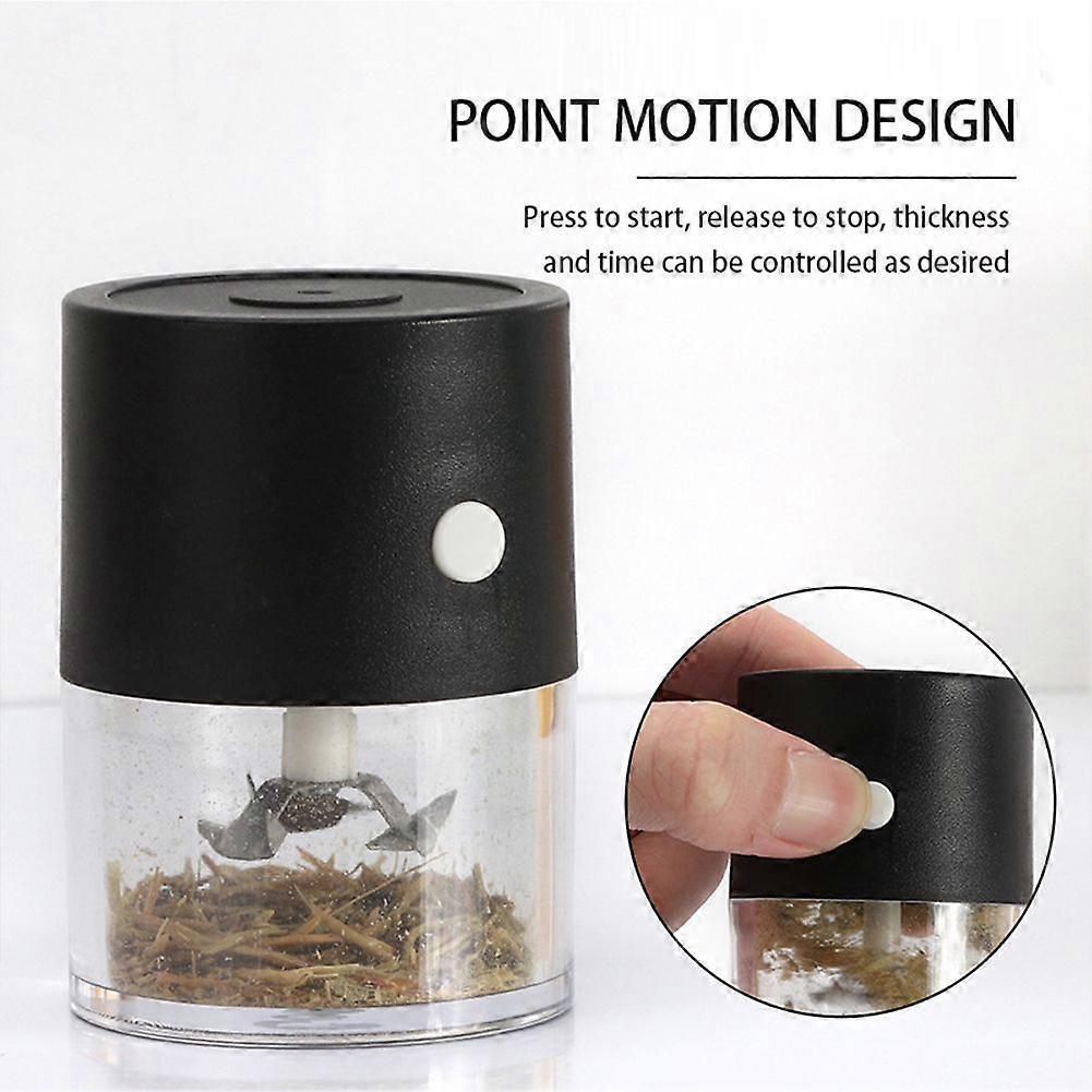 Electric Mini Spice Grinder - USB Rechargeable Herb Crusher