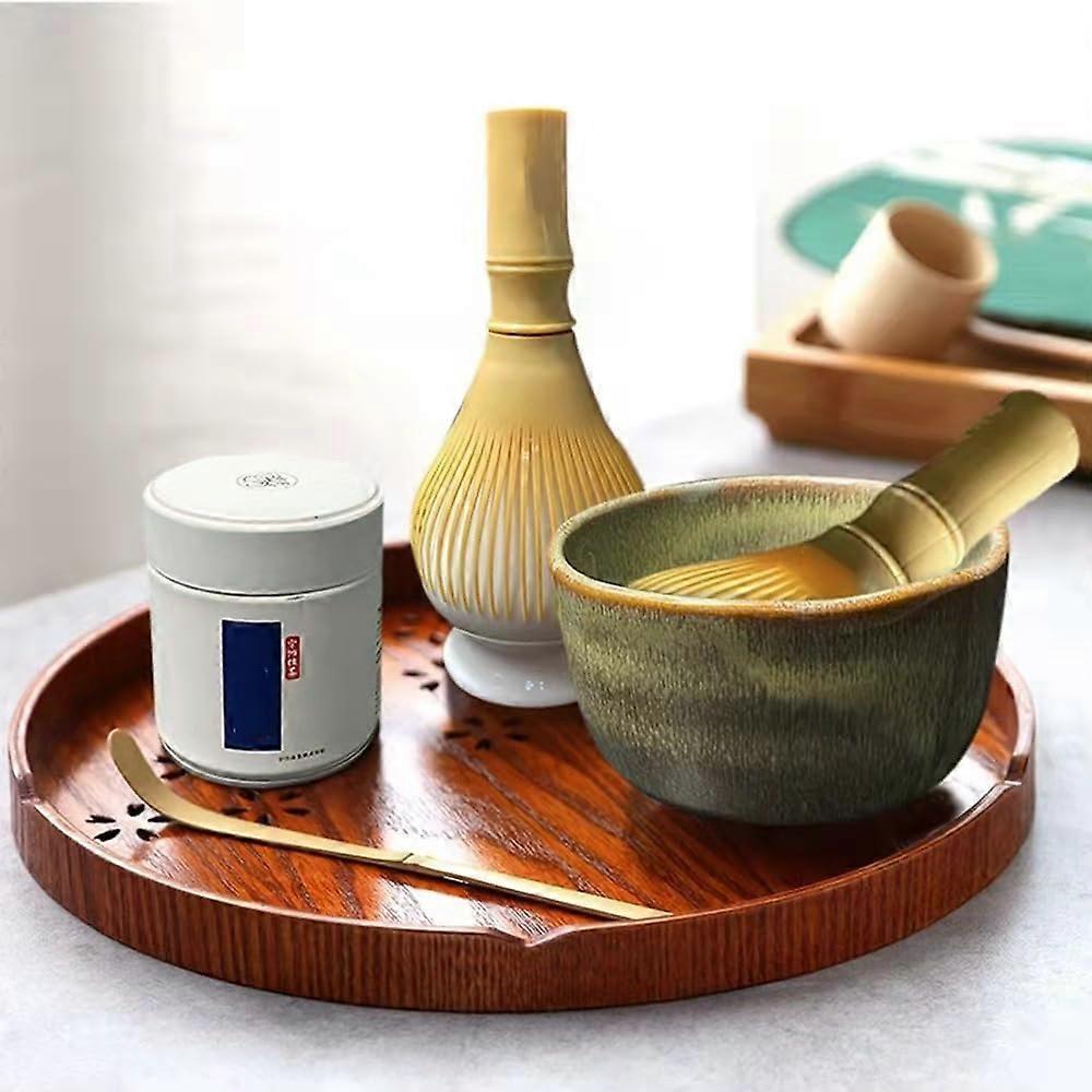 Silicone Matcha Whisk - Green Resin Chasen Brush for Matcha Tea Ceremony, 10cm