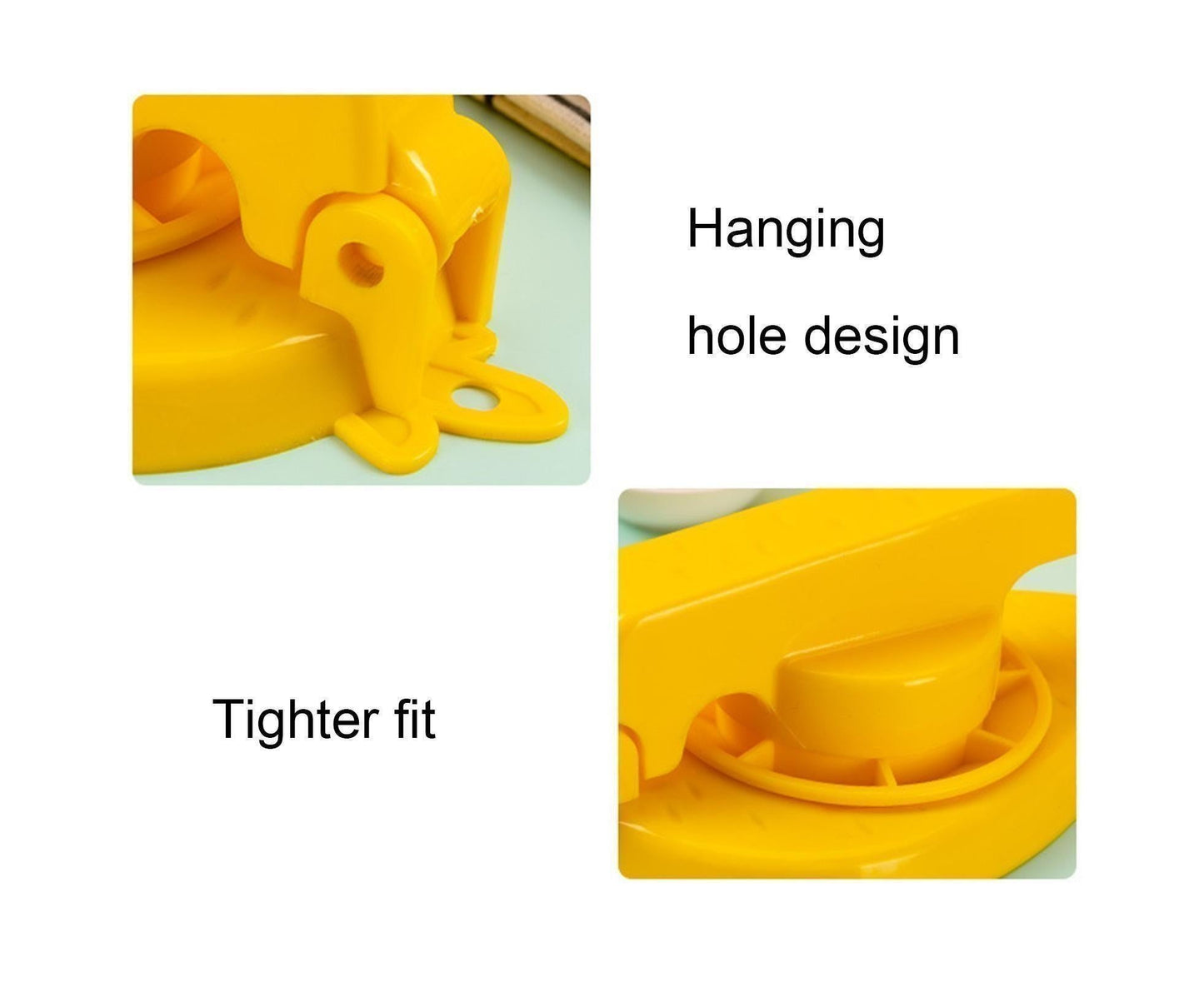 Dumpling Maker Quick Demoulding Reusable Non-slip Pressing Skin-Yellow