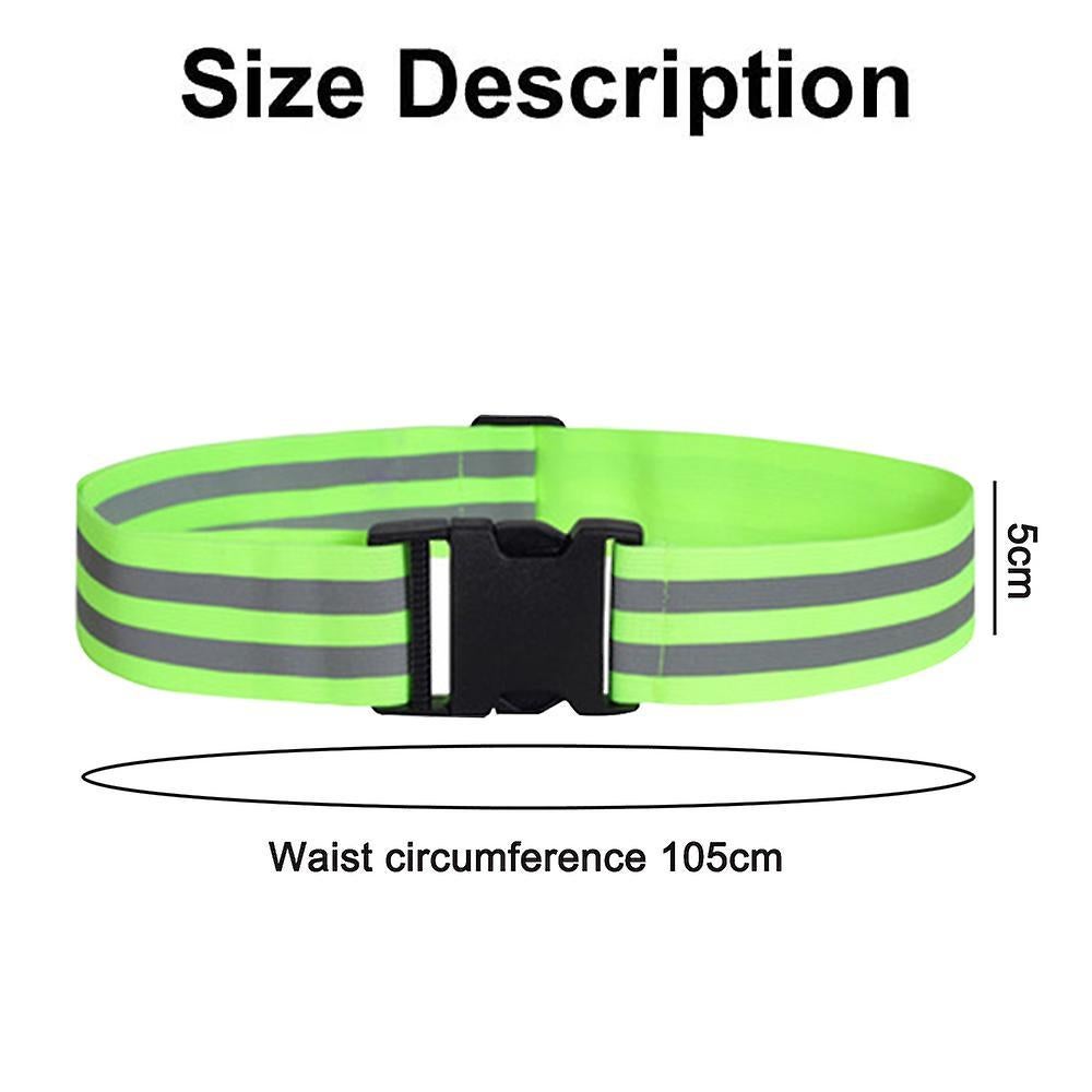 Reflective Belt or Sash, Military Style Visibility Strap for Outdoor Reflective Gear