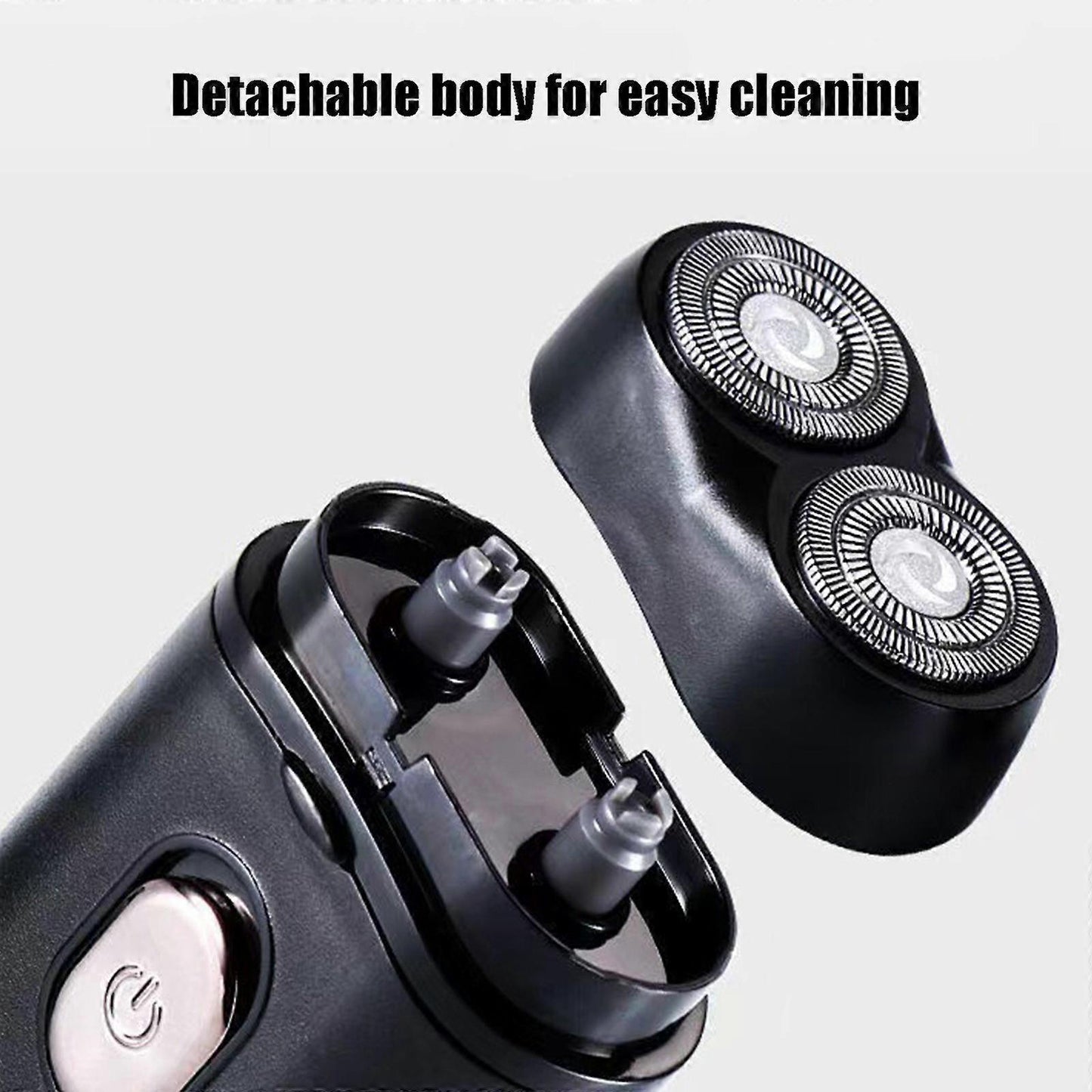 Mini Electric Shaver with Digital Display, USB Rechargeable Travel Razor