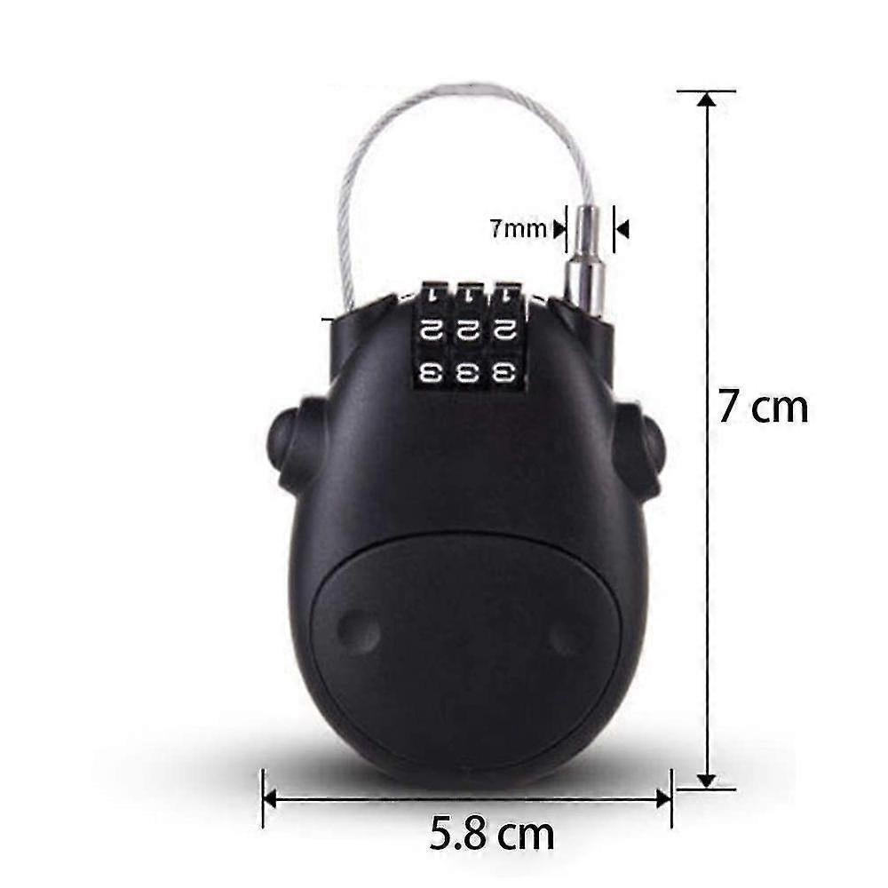 Scratch-Resistant Luggage Lock - ABS Travel Case Lock with Combo Security
