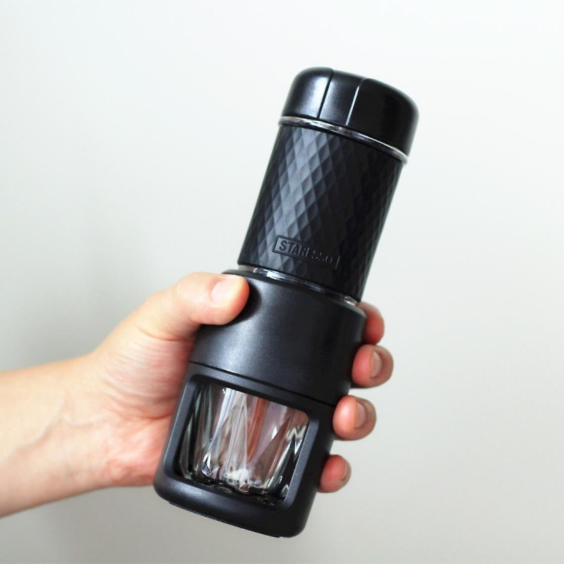 Manual Coffee Grinder - Hand Capsule Coffee Maker & Seasoning Grinder Combo Tool