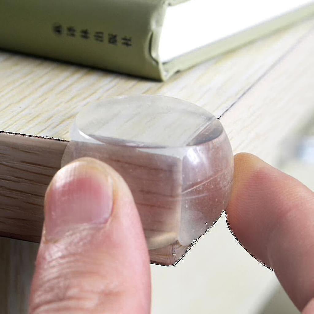 20pcs Silicone Corner Edge Protectors - Transparent Shockproof Babies Table Guards
