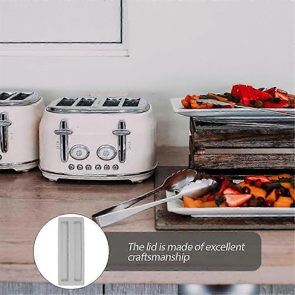 Silicone Toaster Lid Cover for 2-Slice Bread Machine