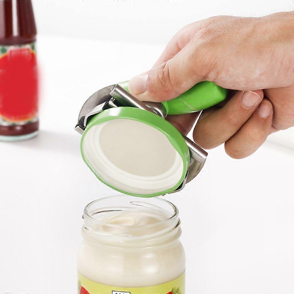 Easy-Open Arthritis Can Opener, Labor-Saving Screw Cap Opener, White