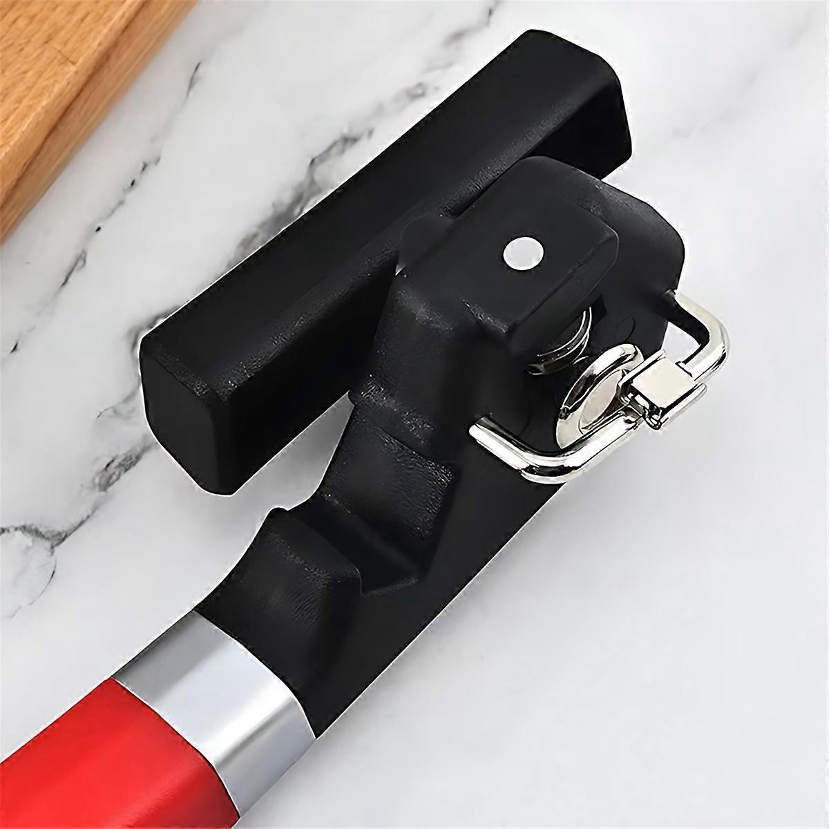 Stainless Steel Single Handle Side Can Opener, Portable Handheld Design